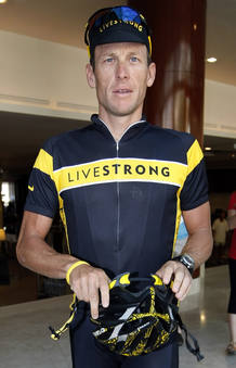 La sospecha del dopaje todavía pesa sobre Armstrong. La sospecha del dopaje todavía pesa sobre Armstrong.