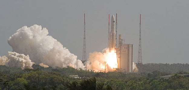 Lanzamiento del Herschel el 14 de mayo de 2009 a bordo de un Ariane 5.