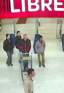 LAS FSE DISTRIBUYEN IMÁGENES DE LOS ETARRAS HUIDOS EN UN SUPERMERCADO FRANCÉS LAS FSE DISTRIBUYEN IMÁGENES DE LOS ETARRAS HUIDOS EN UN SUPERMERCADO FRANCÉS
