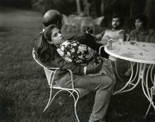 Leah and her father, de Sally Mann
