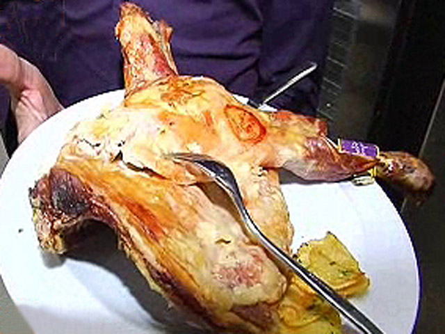 Espa&ntilde;a Directo - Lechazo asado con patatas