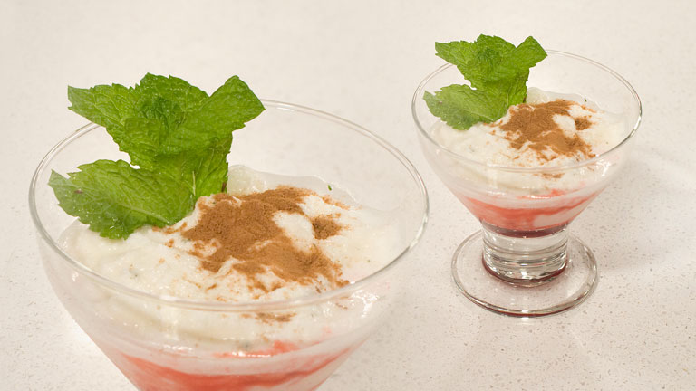 Saber Cocinar - Postres - Leche merengada a la menta