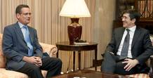 EL LEHENDAKARI MANTIENE UN ENCUENTRO CON EL PRESIDENTE DEL PP VASCO