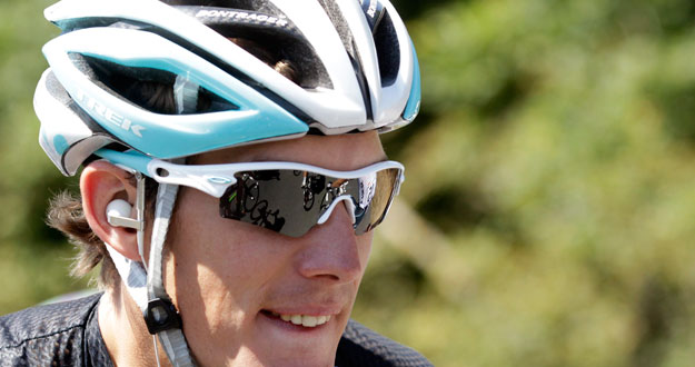 Leopard Trek's Schleck of Luxembourg rides during the third stage of the Tour de France 2011 cycling race from Olonne-sur-Mer to Redon