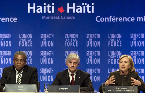 En Canad&aacute; se han sentado las bases para levantar de nuevo Hait&iacute;