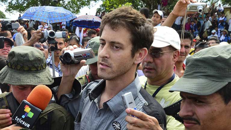 Las FARC liberan al periodista franc&eacute;s Romeo Langlois