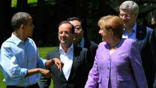 Ver v&iacute;deo  'Los l&iacute;deres del G8 se&ntilde;alan que la fortaleza de la eurozona es importante para la estabilidad b&aacute;sica global'