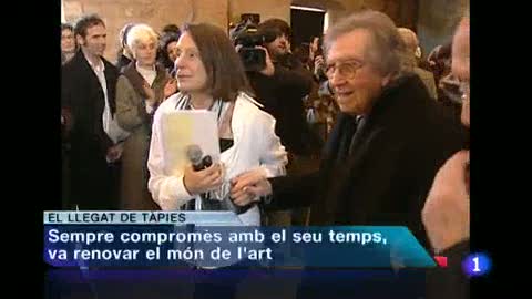 Veure v&iacute;deo  'L'Informatiu - mor Antoni T&agrave;pies'