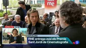Veure v&iacute;deo  'L'informatiu migdia - Premis Sant Jordi de Cinema, Edici&oacute; 56'