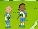 Imagen del  v&iacute;deo de Caillou titulado L&Iacute;OS DE F&Uacute;TBOL