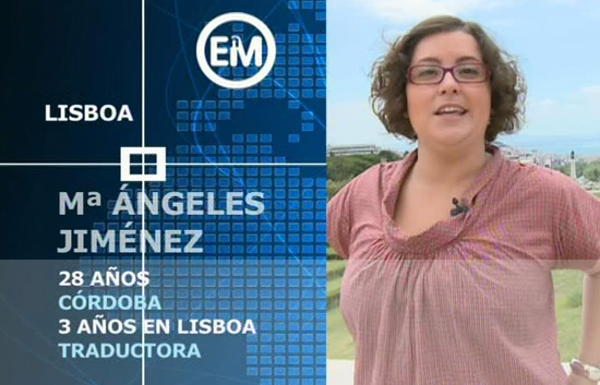 Espa&ntilde;oles en el mundo - Lisboa - M. &Aacute;ngeles