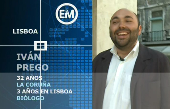 Espa&ntilde;oles en el mundo - Lisboa - Iv&aacute;n