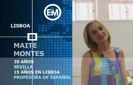 Espa&ntilde;oles en el mundo - Lisboa - Maite
