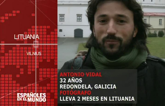 Espa&ntilde;oles en el mundo - Lituania - Antonio