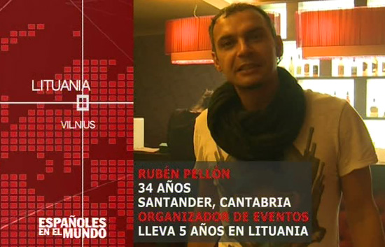 Espa&ntilde;oles en el mundo - Lituania - Rub&eacute;n