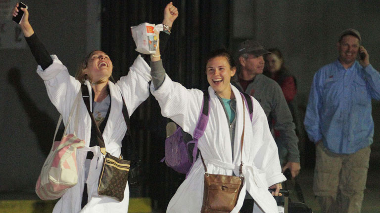 Llega a puerto el crucero 'Triumph' tras 5 d&iacute;as a la deriva