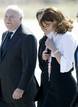 El ministro de Asuntos Exteriores, Miguel &Aacute;ngel Moratinos, ha recibido a Sarkozy y Bruni a su llegada a Madrid.