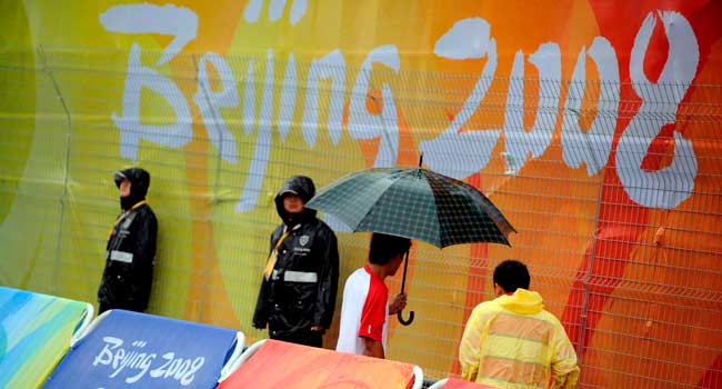 La lluvia limpia Pek&iacute;n