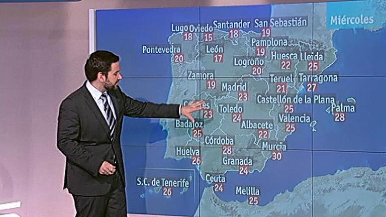 Las lluvias continuar&aacute;n en el alto Ebro y el Cant&aacute;brico 