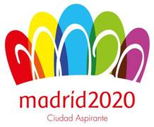 Logo de la nueva candidatura olímpica de Madrid, candidata a albergar los Juegos Olímpicos de 2020.