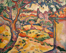 "L'olivier pr&egrave;s de l'Estaque", de Georges Braque