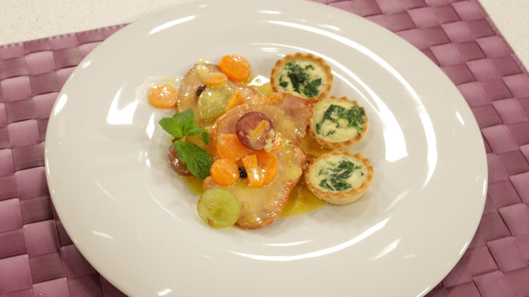 Saber cocinar - Lomitos de cerdo con salsa cava y mostaza 