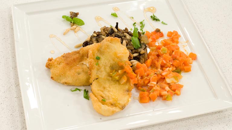 Saber Cocinar - Lomo de cerdo villaroy azul