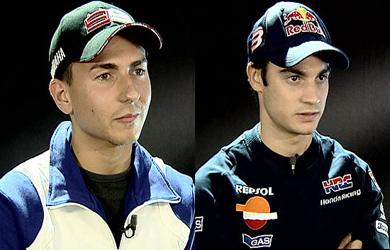 Luces y sombras para Lorenzo y Pedrosa