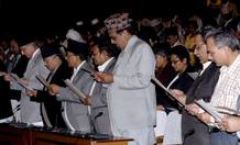 CEREMONIA DE TOMA DE JURAMENTO EN KATMAND&Uacute;, NEPAL