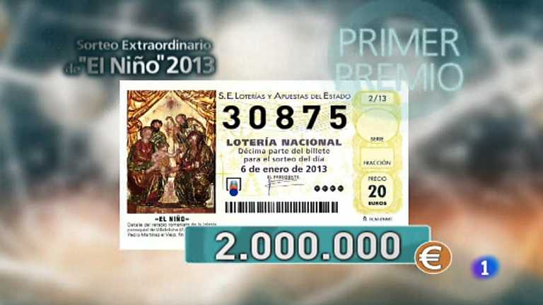 Loter&iacute;a del Ni&ntilde;o 2013