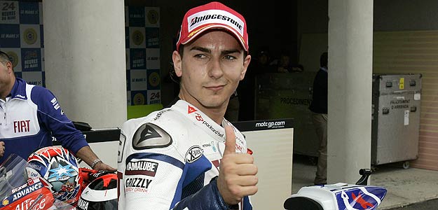 Jorge Lorenzo no quedó muy satisfecho de su segundo puesto en la parrilla. Jorge Lorenzo no quedó muy satisfecho de su segundo puesto en la parrilla.