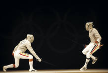 Luchadores de esgrima