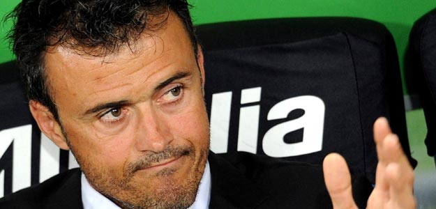 Luis Enrique, en el banquillo del Roma