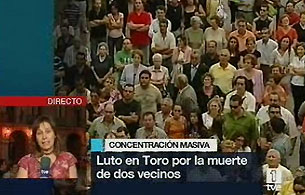 Ver v&iacute;deo  'Luto en Toro (Zamora) por los fallecidos en Barajas'