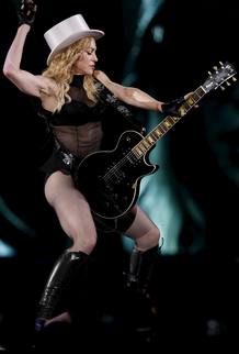 Madonna act&uacute;a en Madrid