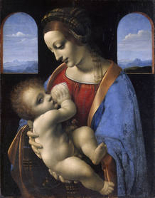 'Madonna con el niño', o 'Madonna Litta', de Leonardo Da Vinci, 'Madonna con el niño', o 'Madonna Litta', de Leonardo Da Vinci,
