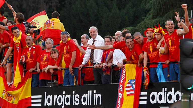 Madrid se vuelca con la Roja por la Eurocopa 2012