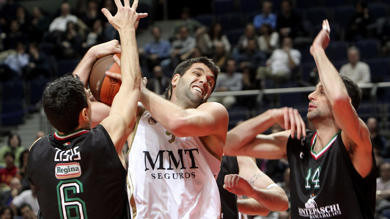 El Madrid tropieza en casa ante el Montepaschi