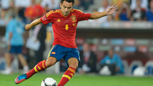 Ver v&iacute;deo  'Magistral lanzamiento de falta de Xavi (3-0)'