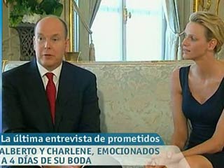 Ver v&iacute;deo  'La ma&ntilde;ana de La 1 - Entrevista a Alberto de M&oacute;naco y Charlene antes de su boda'