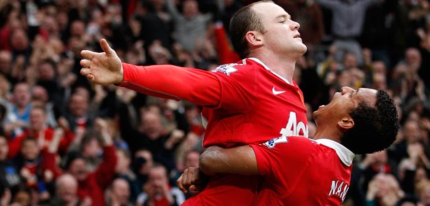 Rooney y Nani, dos de las principales bazas ofensivas del Manchester United