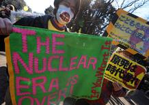Manifestaci&oacute;n anti-nuclear en Tokio, el 19 de febrero de 2012