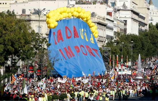 Arranca la manifestaci&oacute;n contra la reforma de la Ley del Aborto