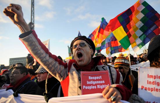 Manifestaci&oacute;n en Copenhague