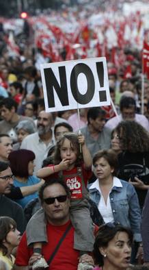 MANIFESTACI&Oacute;N HUELGA