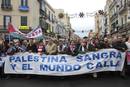 Manifestaci&oacute;n favor de Palestina en Melilla. Protestan por la ofensiva del Gobierno israel&iacute; en la franja de Gaza. En la marcha han participado m&aacute;s de 3.000 personas -unas 20.000 seg&uacute;n algunas fuentes de la organizaci&oacute;n. (03/01/09)
