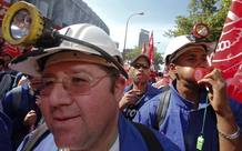 Manifestaci&oacute;n de mineros en Madrid