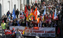 Manifestaci&oacute;n en Nantes