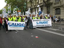 Manifestaci&oacute;n de la Polic&iacute;a Nacional y la Guardia Civil