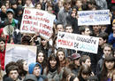 Manifestaci&oacute;n de profesores, estudiantes y padres en Pamplona por la 
